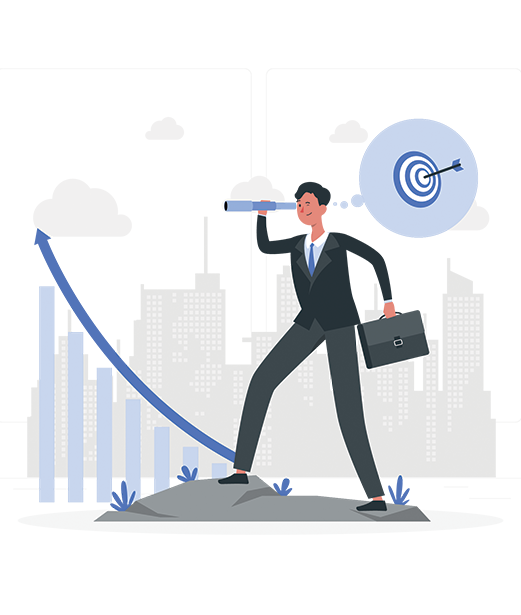 Vision and mission illustration